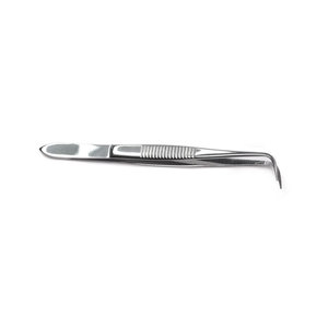 Pinzas de pestañas de volumen Puntas de fibra Injerto de pestañas Nano Grip Venta caliente Pinzas de pestañas de punta de 90 grados para la venta - Product Image 5