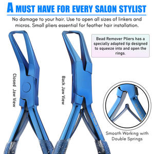 Herramienta para extensiones de cabello al por mayor, alicates para quitar microcuentas, eliminación rápida y eficiente, ideal para extensiones Remy Tape-In y Fusion - Product Image 3