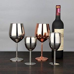 Verres à vin en acier inoxydable Divris 300 ml, gobelets ronds colorés, design moderne minimaliste, résistants aux chocs, pour les fêtes - Product Image 3