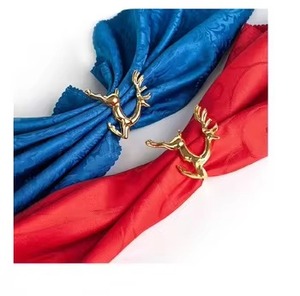 Anneau de serviette en métal en forme d'abeille en aluminium pour mariage et événement Décoration Nouveau rond de serviette en métal Nouveau style Porte-serviettes - Product Image 5