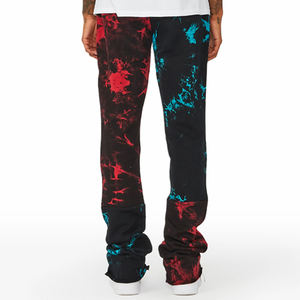 Pantalon de survêtement évasé décontracté pour homme, poids moyen, marque distributeur, best-seller – Qualité supérieure, respirant, écologique, couleur unie - Product Image 4