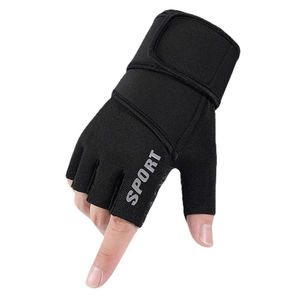 Gants d'entraînement avec poignée en silicone, en polyester, pour la salle de sport, l'entraînement et l'exercice physique - Product Image 3