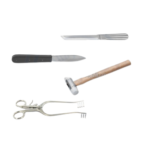 Juego de instrumentos postmortem Juego de instrumentos de autopsia de acero inoxidable Venta caliente - Product Image 4