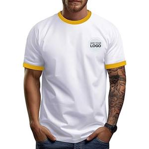 Camisetas Personalizadas para Hombre con Diseño de Texto Propio, 100% Algodón, Transpirables, Ecológicas, con Estampado Digital, Diseño Sólido - Product Image 4