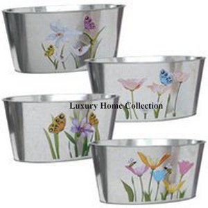 Macetas y jardineras de exhibición de flores de calidad Superior con forma redonda de Color negro con soporte para Decoración de mesa de hogar y Hotel - Product Image 3