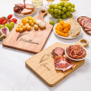 Planche à découper en bois avec poignée, lavable au lave-vaisselle, écologique, antibactérienne, en résine, planche à découper pour le fromage, de haute qualité - Product Image 2