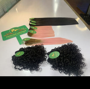 เครื่องทำผมแท้แบบยืดได้9ธ.ค. จากเวียดนามผมตรงเรียบเนียนแบบคู่สำหรับวิกผมยาวสองชั้น - Product Image 1