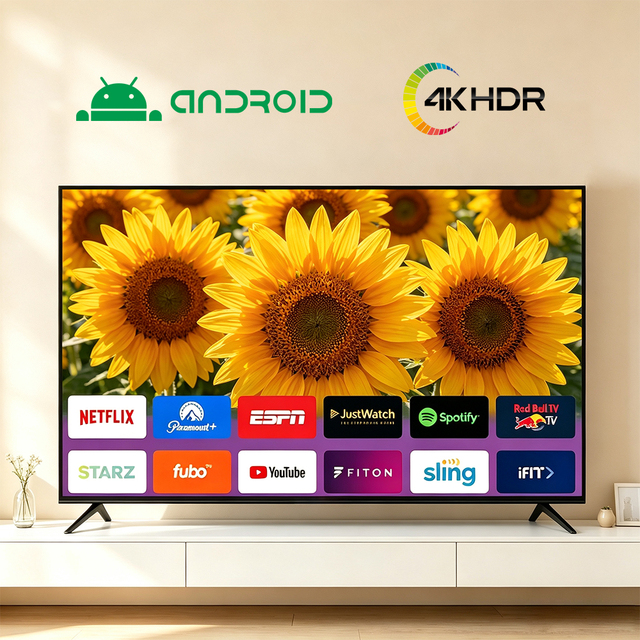 Ultra Slim 4K UHD 86 Inch Smart TV Android Television HDR WiFi Voice Control Flat Screen for Home Theater OEM Manufacturer