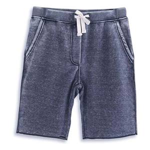 กางเกงขาสั้นออกกำลังกายสำหรับผู้ชายกางเกงขาสั้นผ้าฝ้ายเอวยางยืดระบายอากาศได้ดีลายซักได้สำหรับฤดูร้อน - Product Image 1