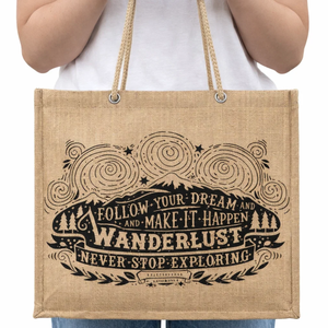 Bolsa de Yute con Asas de Cuerda y Logotipo Personalizado al por Mayor |   Bolsas de Embalaje Ecológicas Reutilizables para Compras, Regalos Promocionales - Product Image 3