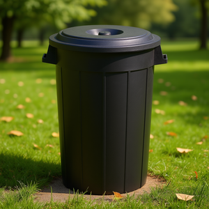 Contenedor Stefanplast con Tapa Negra de 100 Litros, Artículos de Jardinería, Modelo 25110+25990 - Product Image 3