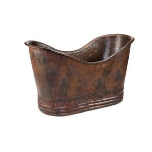 Baignoire en cuivre autoportante de concepteur Baignoire de forme personnalisée de qualité supérieure pour l'hôtel et le restaurant - Product Image 3