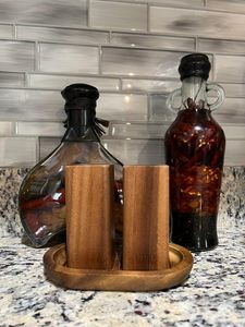 ชุดเครื่องปรุงรสไม้สักสำหรับใส่เกลือ พริกไทย และมัสตาร์ด พร้อมถาดไม้เข้าชุด ชุดเครื่องเทศไม้พร้อมถาด ที่ใส่เกลือ พริกไทย และมัสตาร์ดไม้สัก - Product Image 5