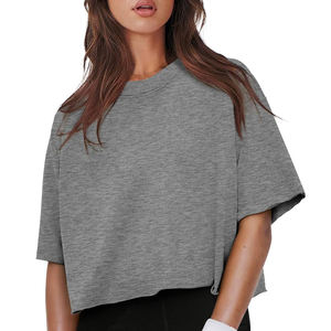 Top corto transpirable para mujer más vendido, ropa de moda para exteriores para primavera, nuevo estilo, Top corto de talla grande - Product Image 1