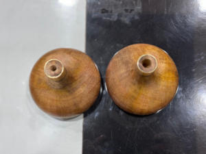 Traditional Handmade <b>Candle</b> Holders in Mango and Acacia <b>Wood</b> Unique Vintage Style <b>Candle</b> <b>Stick</b> Hodlers - Product Image 4