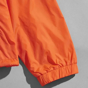 Men's New Arrival OEM Casual Sports Outdoor Nylon Shorts Sets Windbreaker Shorts with Embroidered Logo Split Colors <b>Tracksuit</b> - Product Image 4