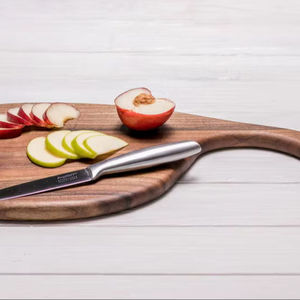 Tabla de cortar cuadrada de madera y plato de servicio-Durable y sostenible Apto para lavavajillas - Product Image 1