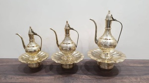 ที่ล้างมือทำจากทองเหลืองนูนสำหรับร้านค้าตกแต่งบ้านอาหรับและตะวันออกกลางตามสั่ง - Product Image 2