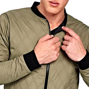 Chaqueta de bombardero de hombre con cremallera de alta calidad con manga larga/ropa de invierno chaqueta de bombardero de hombre de estilo callejero - Product Image 6