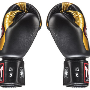 นวมชกมวยสำหรับผู้ใหญ่ขนาด8oz 12oz ถุงมือ MMA แบบเจาะรู BS-424มืออาชีพโลโก้ออกแบบได้ตามต้องการ - Product Image 1