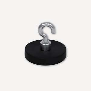 Sistema Magnetico Gommato Ø31x6mm con Gancio - Product Image 1