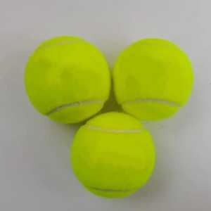 Vente en gros de balles de tennis jaunes durables accessoires d'entraînement ordinaires pour la photographie pour le divertissement et le match des clubs d'entraînement en plein air - Product Image 1