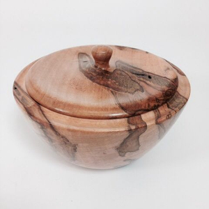 Hot Selling Nordic <b>Design</b> Wooden Serving Bowl with <b>lid</b> Food Serving Bowl <b>By</b> Indian Wholesale Supplier - Product Image 1