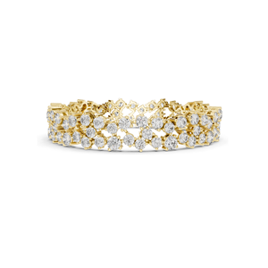 Pulsera de Diamantes Cultivados en Laboratorio de 14.45 CT, Diamantes VVS-VS-EF CVD, Oro de 10KT, 14KT, 18KT y Plata 925, Oro Rosa, Amarillo, Blanco - Product Image 4