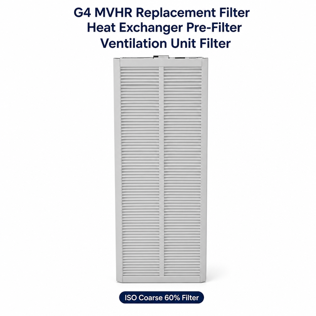 G4 MVHR Pre Filter Replacement for Zehnder ComfoFond-L 300 600 ComfoAir Q350 Q450 Q600 Part 400100060