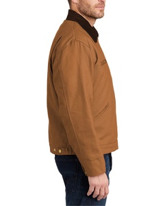 แจ็กเก็ตผู้ชายผ้าฝ้ายทอลายทแยงลำลองเสื้อแจ็กเก็ตใส่ทำงานสไตล์ใหม่ล่าสุดแบบอเมริกัน - Product Image 3