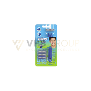 Maquinilla de Afeitar Vibratoria Gillette Flexi Vibe para Hombre y Cuchillas de Repuesto, Origen Vietnam - Product Image 1