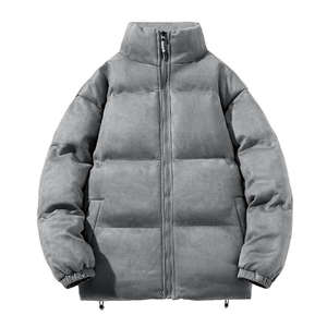 Hot Sale Spring Coated <b>Camouflage</b> Oversized Plus Size Waterproof Windproof Men's Custom Logo Front Bubble Puffer Jacket - Product Image 2