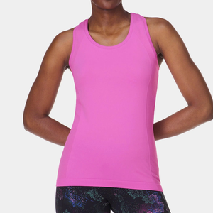 Chaleco de gimnasio para mujer con logotipo personalizado de la mejor calidad Tejido de punto transpirable Estilo informal Crea tu propia idea - Product Image 2