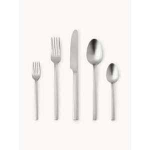 Juego de Cubiertos de acero inoxidable de larga duración con bordes pulidos y asas ligeras para cenas elegantes - Product Image 6