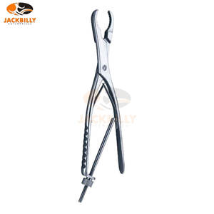 Fórceps de sujeción de hueso Ulrich, instrumentos quirúrgicos ortopédicos, estabilización de alineación ósea, acero inoxidable de alta calidad - Product Image 2