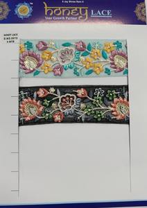 ผ้าลูกไม้ปักลายดอกไม้หลากสีสำหรับเสื้อผ้าและเดรสผ้าลูกไม้ปักลายดอกไม้หลากสีสำหรับตัดเย็บเสื้อผ้า - Product Image 2