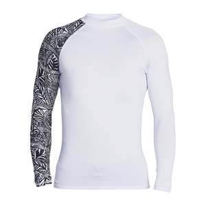 Camiseta de Compresión Deportiva de Manga Larga para Hombre, Personalizada OEM, de Algodón y Elastano, Secado Rápido, Transpirable, para Gimnasio y Entrenamiento, 140g - Product Image 1