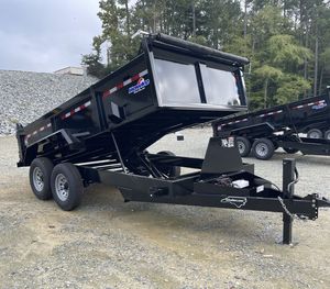 Remolque agrícola de transporte Remolque de tractor volquete hidráulico de 2 ruedas Remolque volquete 83 X14 en venta - Product Image 6