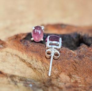 Tendance 925 Sterling Silver Tourmaline Gemstone Stud Boucles D'oreilles Bijoux À La Main Argent Boho Style Boucles D'oreilles Bijoux pour Femmes - Product Image 3