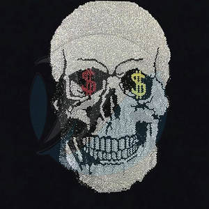 Sudaderas de invierno de gran tamaño de algodón ligero/mezcla de poliéster con diamantes de imitación para hombres - Product Image 5