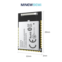 MinewSemi nRF52832 Nordic Zigbee, el Mejor Transmisor Bluetooth 5, Módulo Mesh Ble MS50SFB2 con Certificación KC para Conexión Inalámbrica