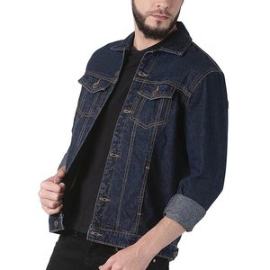 Chaqueta Vaquera de Algodón Recubierto para Hombre, con Estampado de Letras, Ropa de Calle de Invierno de Alta Calidad para Servicio OEM - Product Image 2