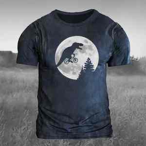 Camiseta de verano a la moda para hombre, camisetas Vintage de gran tamaño con patrón de personajes, Camiseta estampada de manga corta, ropa - Product Image 1