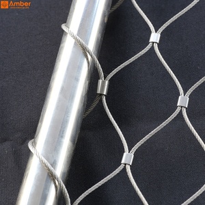 Filet de câbles <span class=keywords><strong>en</strong></span> acier inoxydable robuste, épaisseur personnalisée, pour la sécurité des aires de jeux et la protection des enfants - Product Image 2