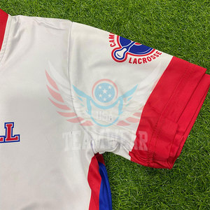 Maillots de lacrosse personnalisés pour hommes et unisexes, imprimés, en mesh, réversibles, vente en gros - Product Image 4