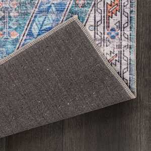 Alfombra Lavable Netline Home Depot Kilim Red Medallion NL1015 Diseño Alfombras y Juegos de Alfombras para el Hogar - Product Image 2