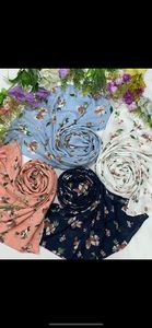 Wholesaler <b>Women</b> Winter Autumn Beautiful Chiffon Long <b>Scarf</b> Custom Logo High Quality <b>Head</b> <b>Scarf</b> Ethnic <b>Scarves</b> & Shawls - Product Image 6