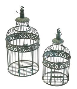 Juego de 2 Jaulas de Pájaros de Hierro Extraíbles Ecológicas para Decoración de Bodas de Lujo, Centro de Mesa Perfecto para Eventos Románticos - Product Image 2