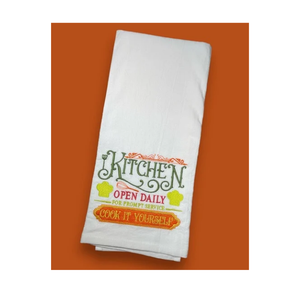 High Demand <b>Golf</b> Inspired 100% Cotton Embroidered Tea <b>Towels</b> 200GSM Herringbone Weave Biodegradable Rapid Dry Ecofriendly Export - Product Image 2