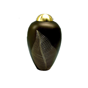 Columbarium Metal <b>Large</b> Decorative American Style Waterproof Funeral Cremation <b>Urn</b> with Keepsake for Human Ashes Printed <b>Urns</b> - Product Image 5